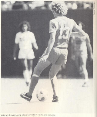 NASL Soccer Houston Hurricane 79-80 Road Back Stewart Jump