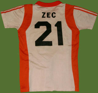 NASL Soccer Houston Hurricane 80 Home Jersey Nino Zec Back