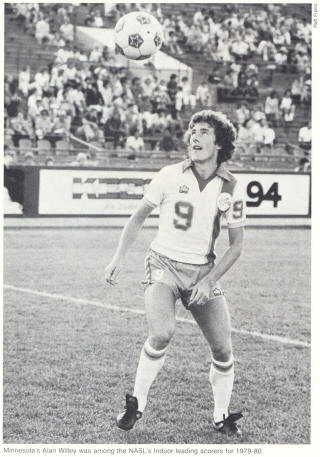 NASL Soccer Minnesota Kicks 78-79 Home Alan Willey 2