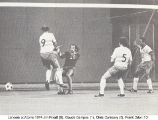 NASL Soccer Rochester Lancers 74 Goalie Claude Campos, Frank Odoi.jpg