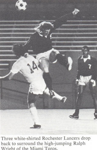 NASL Soccer Rochester Lancers 74 Home Back Roberto Lonardo