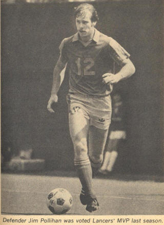 NASL Soccer Rochester Lancers 78 Road Jim Pollihan