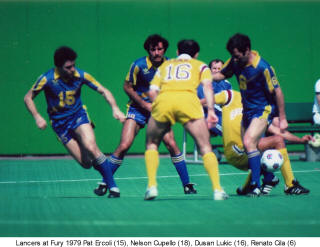 NASL Soccer Rochester Lancers 79 Road Ercoli, Cila, Cupello