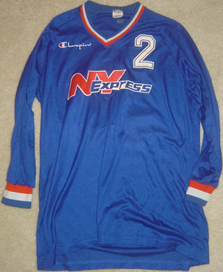 Express 86-87 Home Jersey Kaz Tambi