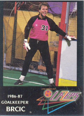 Lazers 86-87 Goalie David Brcic