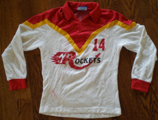 Rockets 81-82 Road Jersey Mark MacKain