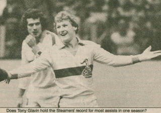 Steamers 81-82 Road Tony Glavin