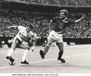 NASL Soccer Montreal Manic 83 Road Tony Towers