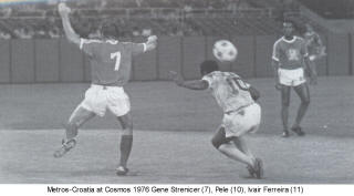 NASL Soccer Toronto Metros-Croatia 76 Road Back Gene Strenicer