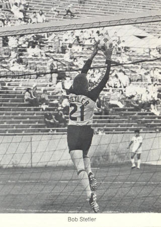 NASL Soccer Memphis Rogues 80 Goalie Back Bob Stetler