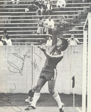 NASL Soccer Memphis Rogues 80 Goalie John Houska