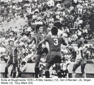 NASL Soccer Tulsa Roughnecks 78 Road Don O'Riordan 3 Kicks