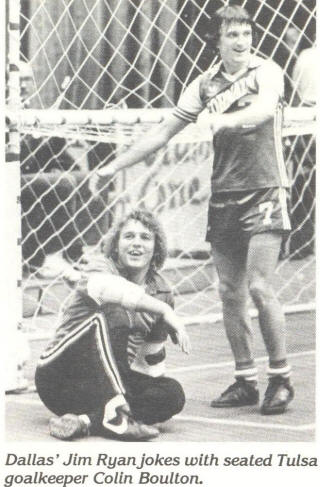 NASL Soccer Tulsa Roughnecks 79-80 Indoor Goalie Colin Boulton