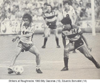 NASL Soccer Tulsa Roughnecks 80 Home Billy Gazonas