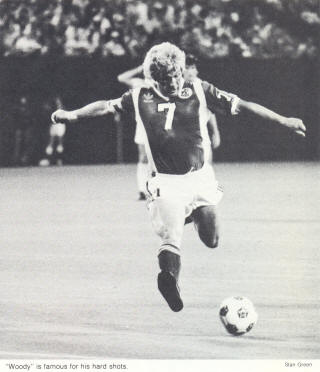 NASL Soccer Tulsa Roughnecks 80 Road Alan Woodward