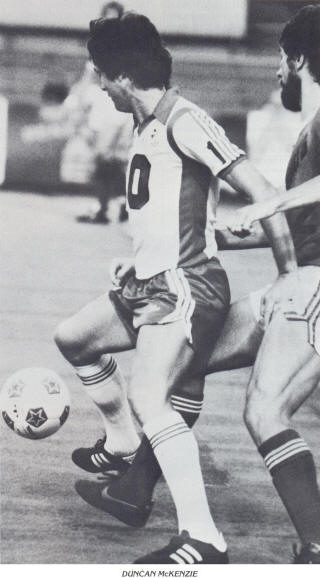 NASL Soccer Tulsa Roughnecks 81 Home Duncan McKenzie