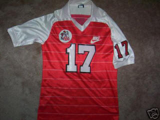 NASL Soccer Tulsa Roughnecks 83-84 Indoor Road Jersey Adam Krupa