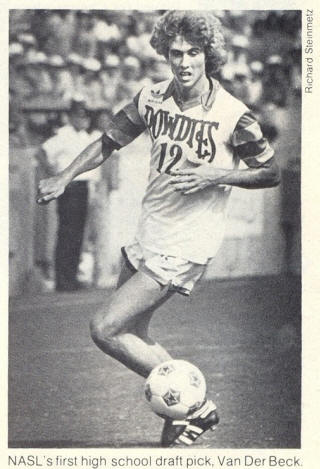 NASL Soccer Tampa Bay Rowdies 79 Home Perry Van Der Beck