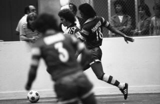 Rowdies 79-80 Indoor Road Back Sandje Ivanchukov, John Gorman, Strikers