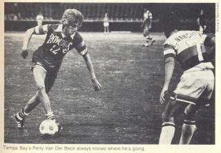 NASL Soccer Tampa Bay Rowdies 79-80 Road Perry Van Der Beck