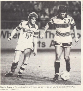 NASL Soccer Tampa Bay Rowdies 81 Home David Mehmet