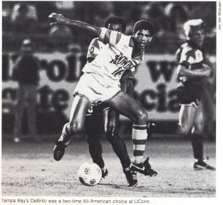 NASL Soccer Tampa Bay Rowdies 82 Home Pedro DeBrito