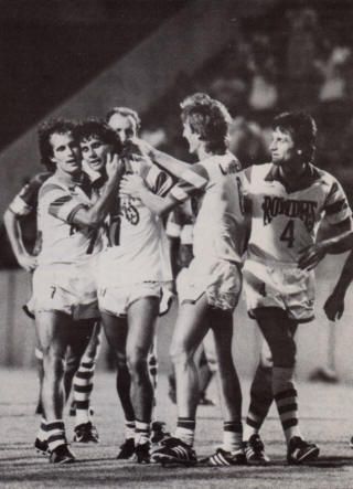 Rowdies 84 Home Back Connell, Wegerle, Wegerle, Kozic