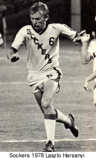 NASL Soccer San Diego Sockers 78 Home Laszlo Harsanyi