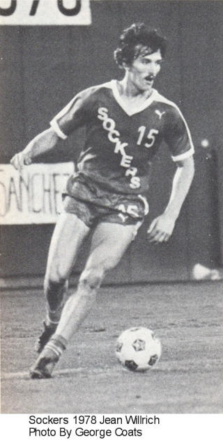 NASL Soccer San Diego Sockers 78 Road Jean Willrich