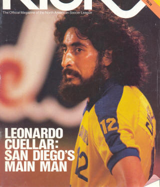 NASL Soccer San Diego Sockers 79 Home Back Leonardo Cuellar