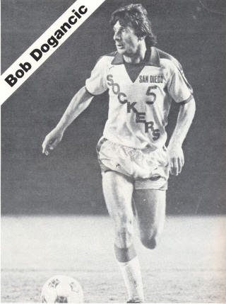 NASL Soccer San Diego Sockers 79 Home Bob Dogancic