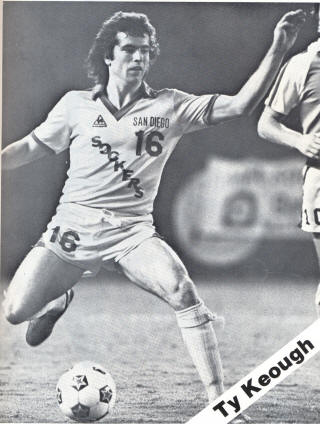 NASL Soccer San Diego Sockers 81 Home Ty Keough 2