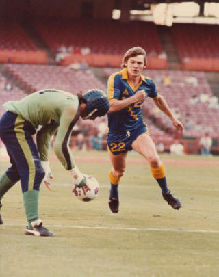 California Surf San Diego Sockers 1981 Julie Veee, Alan Mayer