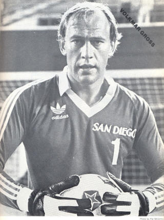 NASL Soccer San Diego Sockers 82 Goalie Volkmar Gross 2