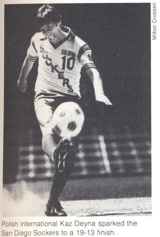 NASL Soccer San Diego Sockers 82 Home Kaz Deyna 3