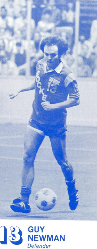 NASL Soccer San Diego Sockers 83-84 Indoor Road Guy Newman