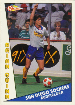 San Diego Sockers Brian Quinn