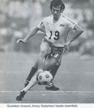 NASL Soccer seattle Sounders 77 Home Jimmy Robertson