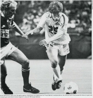 NASL Soccer Seattle Sounders 82 Home Brian Schmetzer