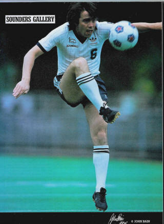 NASL Soccer Seattle Sounders 83 Home John Bain