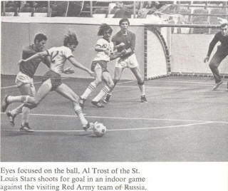 St. Louis Stars 1974-75 Indoor Home Al Trost,  Gene Geimer