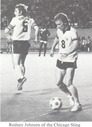 NASL Soccer Chicago Sting 75 Home Rodney Johnson 8, Stefan Szefer 5