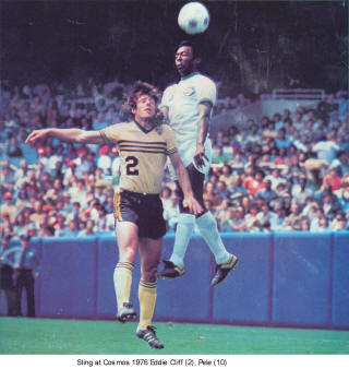 NASL Soccer Chicago Sting 76 Home Eddie Cliff