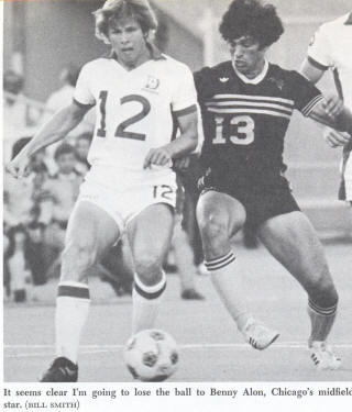 NASL Soccer Chicago Sting 76 Road Benny Alon 2