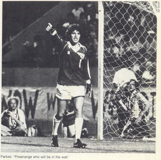 NASL Soccer Chicago Sting 80 Goalie Phil Parkes