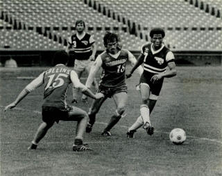 NASL Soccer Chicago Sting 81 Road Frantz Mathieu, Tornado Chris Collins, Njego Pesa