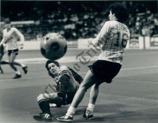 MISL Soccer Chicago Sting 85-86 Home Drew Ferguson, Strikers 1-19-1986