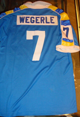 NASL Soccer Oakland Stompers 78 Road Jersey Geoff Wegerle Back