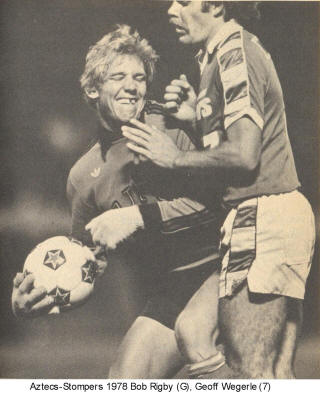 NASL Soccer Oakland Stompers 78 road geoff wegerle