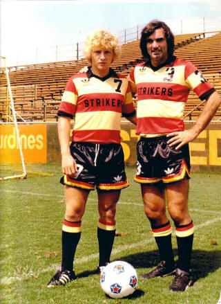 NASL Soccer Ft. Lauderdale Strikers 78 Road George Best, Bill Ronson